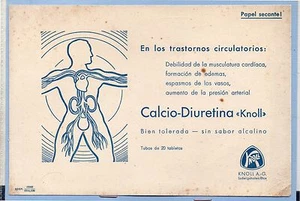 Papel Secante con Publicidad de Laboratorios Farmaceuticos (DH-486) - Bild 1 von 1