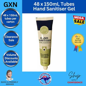 48 x 150mL Per Carton - Tubes Hand Sanitiser Gel 75% Alcohol. Hospital Grade - Picture 1 of 12