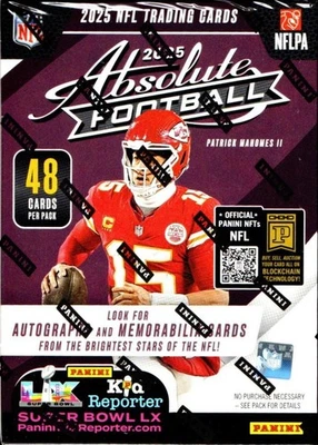 2025 Panini ABSOLUTE Football NFL Trading Cards Blaster Box - Image 1 of 4