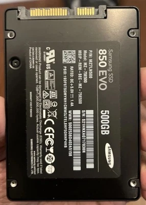 Samsung MZ-75E500 850 EVO 500GB MLC SATA SSD 2.5" 6Gbps RI Solid State Drive - Image 1 of 2