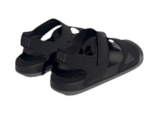 Adidas Adilette sandali nero grigio HP3007 Cloudfoam intersuola doppia densità UK 5 - Foto 1 di 5