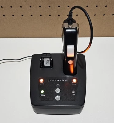 Adaptador de fone de ouvido Plantronics CA12CD-S Y push to talk PTT CA12CDSY com 2 baterias - Imagem 1 de 4