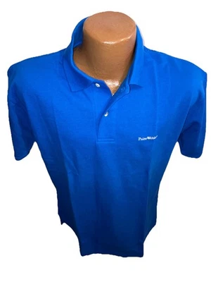 Винтажная синяя рубашка-поло для гольфа Paine Webber мужская размер большой новая без ценников - Изображение 1 из 2