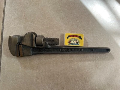 Ampco Non Sparking Adjustable Pipe Wrench Stilton 10" / 250mm W-211 - Image 1 of 4