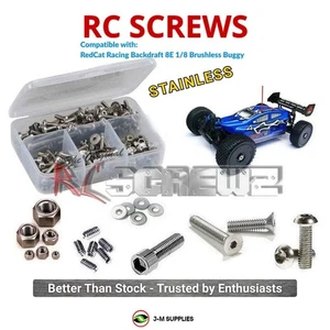 RCScrewZ Stainless Screw Kit rcr008 for RedCat Backdraft 8E 1/8 Brushless | SET - Picture 1 of 16