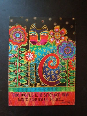 Laurel Burch Cat Card - Image 1 of 4