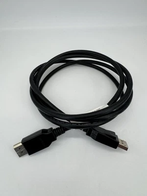 HP DisplayPort Kabel schwarz – ca. 1,8 m – Monitor PC - Bild 1 von 2