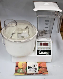 K-Tec Kitchen Champ Mixer Frullatore Base Ciotola Attacchi Preparatore Alimenti C-4 USA - Foto 1 di 12