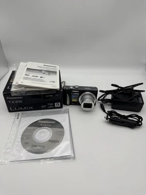 Panasonic LUMIX DMC-TZ25 Digitalkamera Schwarz / OVP - Bild 1 von 4