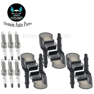 6pcs Ignition Coil and Spark Plug For 2010-2013 Mercedes-Benz S400 3.5L V6 - Image 1 of 4