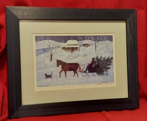 Carol J Enders Signed Numbered Print Heart of America Portfolio Christmas Theme - Picture 1 of 5