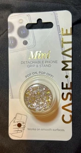 Coque•Mate Silver & Gold Twinkle Stardust Mini poignée téléphone amovible et support neuf - Photo 1 sur 2