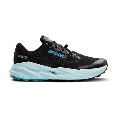 Mujer Brooks Cascadia 19 GTX, Negro/Ébano/Flor Azul, 7 B Mediano EE. UU. Foto 1 de 4