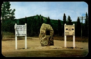 Postcard Continental Divide at Rabbit Ears Pass, Colorado - Picture 1 of 2