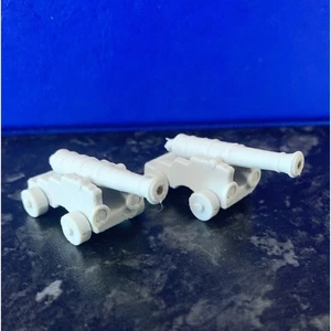 Cannon With Carriage Sold in Pairs - Model Boat Fittings Wargaming Model Railway - Picture 1 of 8