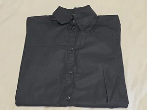 Barbara i Gongini Black Multi Asymmetrical Black Button-up 3/4 Sleeve Top SZ 40 - Picture 1 of 16
