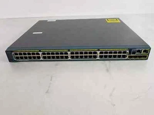 Cisco Catalyst WS-C2960S-48FPS-L 2960S series 48-Ports Switch - Afbeelding 1 van 5