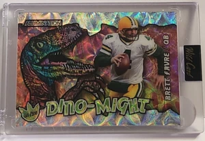 2023 wild card Alumination Dino-might Brett Favre Silver Scope 10/25 - Picture 1 of 3