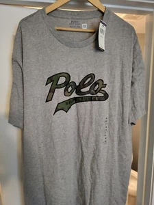 Polo Ralph Lauren Herren grau/grün T-Shirt Rundhalsausschnitt - Bild 1 von 9