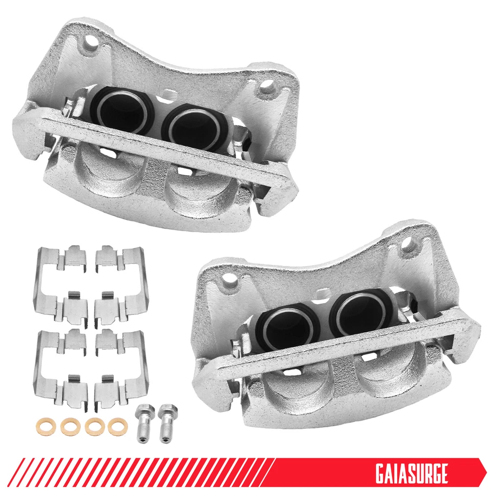 Front Driver Passenger Side Brake Caliper w/ Bracket for 2007-2013 Acura MDX ZDX - Image 1 of 4