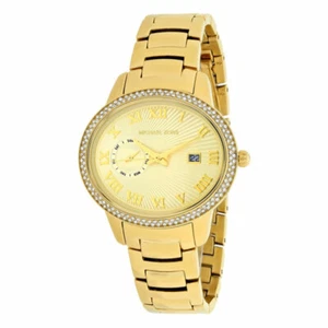 Michael Kors Whitley Champagne Dial Gold-plated Ladies Watch MK6227 - Picture 1 of 2
