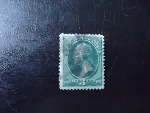 Scott Catalog # 158 3 cent George Washington, 1873, Green - Picture 1 of 4