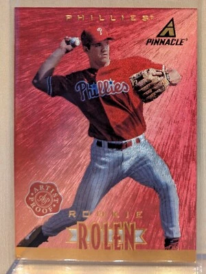 1997 New Pinnacle RED ARTIST PROOF #172 Scott Rolen HOF RARE ROOKIE RC PARALLEL - Image 1 of 2