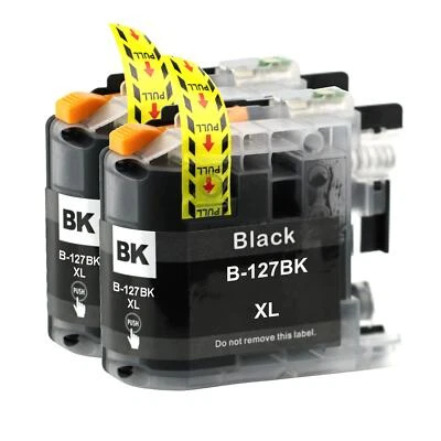 2 Schwarze XL Tintenpatronen für Brother MFC-J4410DW & MFC-J4610DW - Bild 1 von 4