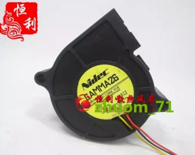 1PC NIDEC GAMMA26 D05F-12BM 01B 5025 12V 0.13A Projector fan - Image 1 of 2