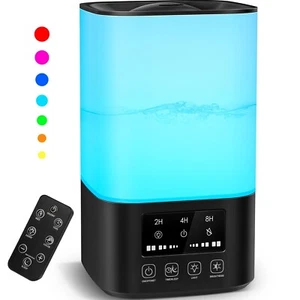 Cool Mist Humidifiers for Bedroom, Upgraded Humidifiers for Large Room Baby H... - Picture 1 of 7
