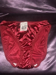 NWT Delicates VTG 90s Second Skin High Cut Red Panty Size XL - Picture 1 of 5