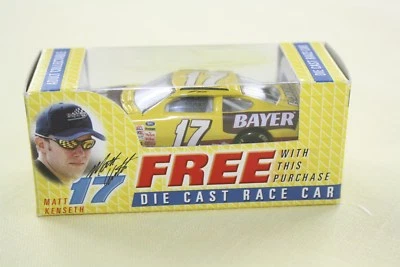 Coche de carreras NASCAR BAYER ASPIRIN #17 escala 1:64 Matt Kenseth caja original fundido a presión Foto 1 de 4