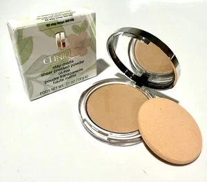 CLINIQUE STAY-MATTE SHEER PRESSED POWDER OIL-FREE .27 oz 03 STAY BEIGE MF/M NIB - Picture 1 of 1