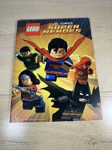 2017 SDCC LEGO DC SUPER HEROES JUSTICE LEAGUE BOOK & ACTION COMICS 1 POSTER - Picture 1 of 4