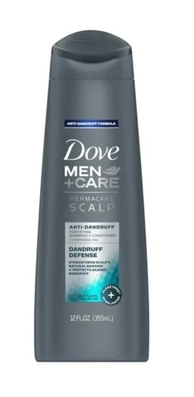 Champú + acondicionador 2 en 1 anticaspa cuero cabelludo Dermacare Dove Men+Care Dermacare, 12 oz. Foto 1 de 1