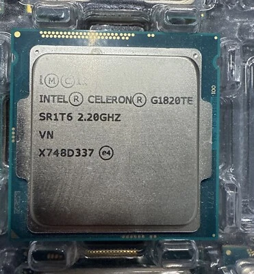 Intel Celeron G1820TE 2.20GHz 2-Core LGA1150 Desktop CPU Processor SR1T6 SR182 - Image 1 of 2
