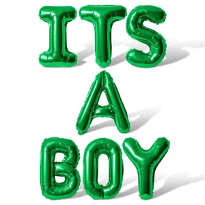 ITS A BOY Letter Balloon Banner - DIY Party Baby Shower Decorations - Picture 1 of 55