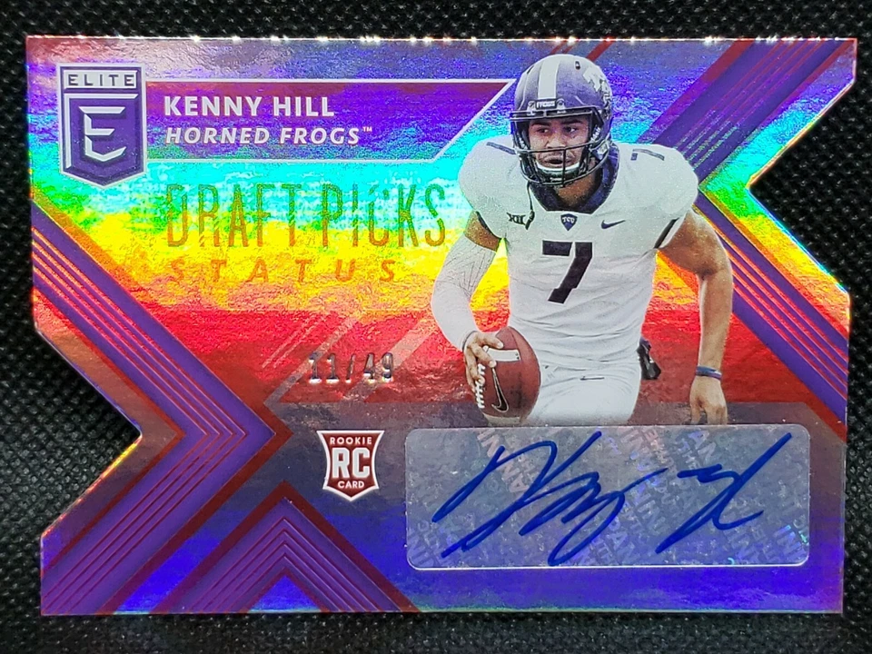 2018 Elite Draft Picks Collegiate Draft Picks Status Kenny Hill 11/49 Die Auto!! - Image 1 of 2