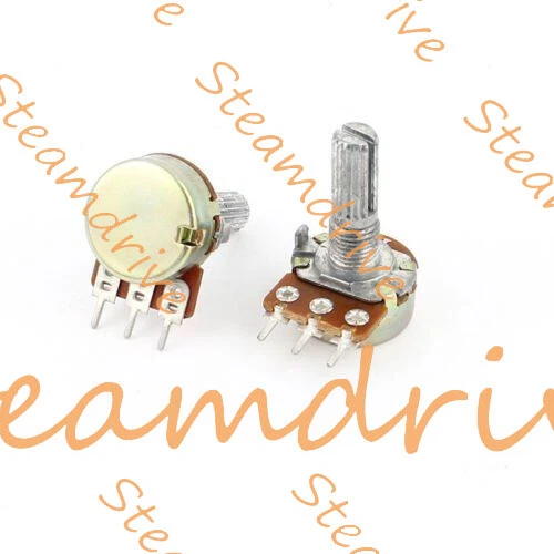 10PCS 1K Ohm B1K Linear Rotary Taper Potentiometer* - Image 1 of 1