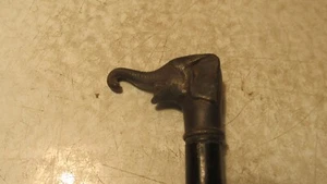 Antique Walking Stick & Cast Metal Elephant Cane Top - Picture 1 of 2
