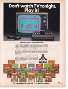 1979 Atari Video Computer System Print-Ad / Pong - Picture 1 of 1