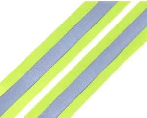  Reflexband 26-30 mm Gurtband Baumwollband mit Reflexstreifen Outdoor Rucksack - Bild 1 von 10