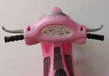 2008 Barbie Mattel Pink Vespa Motor Scooter  Storage,