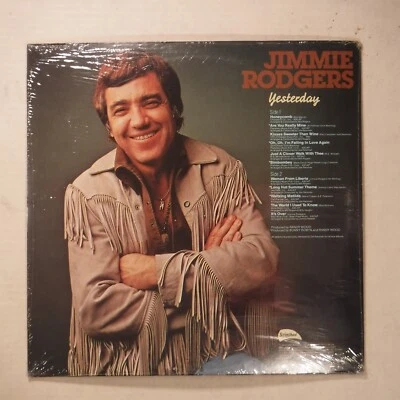 JIMMIE RODGERS / YESTERDAY - TODAY  / 2 X 12” STEREO VINYL LPs / SCRIMSHAW 1001 - Image 1 of 4