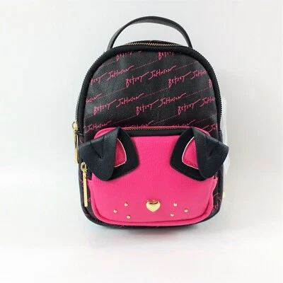 Betsey Johnson Dog Pink Mini Backpack - Image 1 of 4
