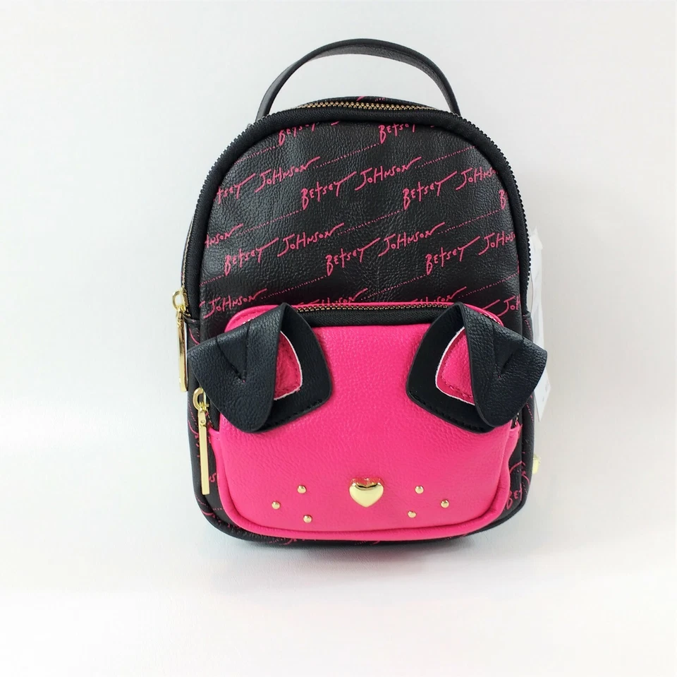 Betsey Johnson Kitsch Puppy Ears Bag Backpack BM20740