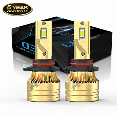 Pair Fit Chevrolet Express 1500 2500 3500 1996-2022 HB4 LED Headlight Low Bulb Foto 1 de 4