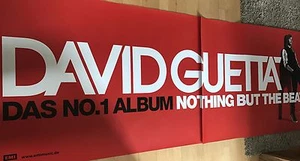 DAVID GUETTA 2011  PROMO - Concert Poster - Konzert Plakat - 236 x 84 cm xx - Picture 1 of 1