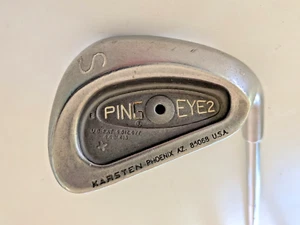 Rechtshänder Ping Eye 2+ Sand Wedge Black Dot Regular Flex Stahl - Neuer Griff!!! - Bild 1 von 5