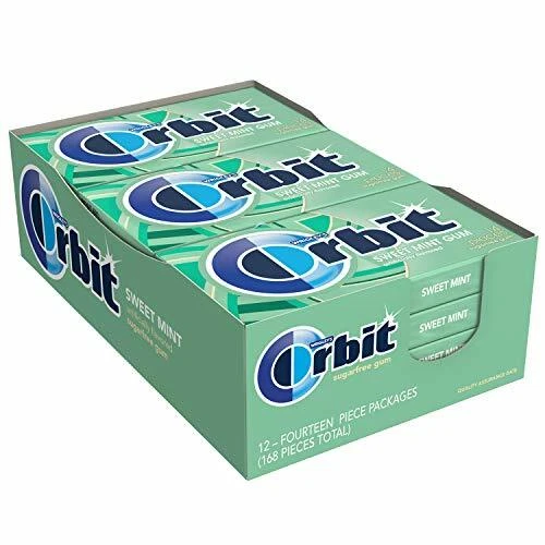 ORBIT Sweet Mint Sugar Free Chewing Gum, 14 pieces, (12 Pack) - Image 1 of 1